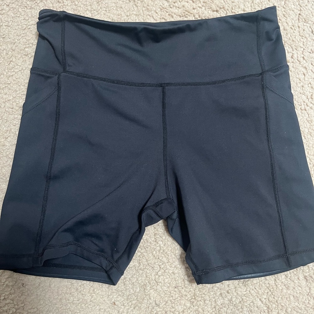 Women's Black Athletic Shorts